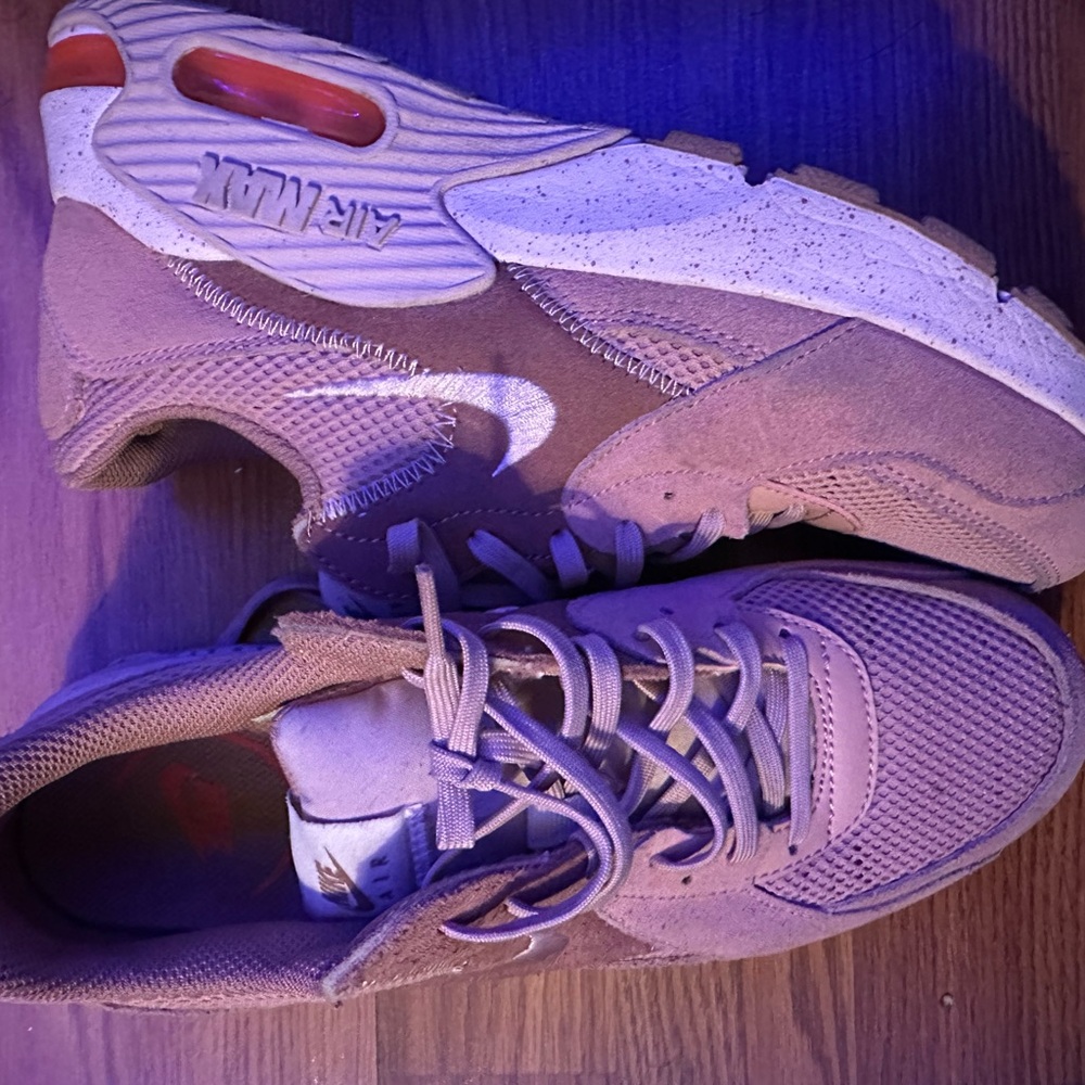 Nike Air Max Sneakers in Brown and White